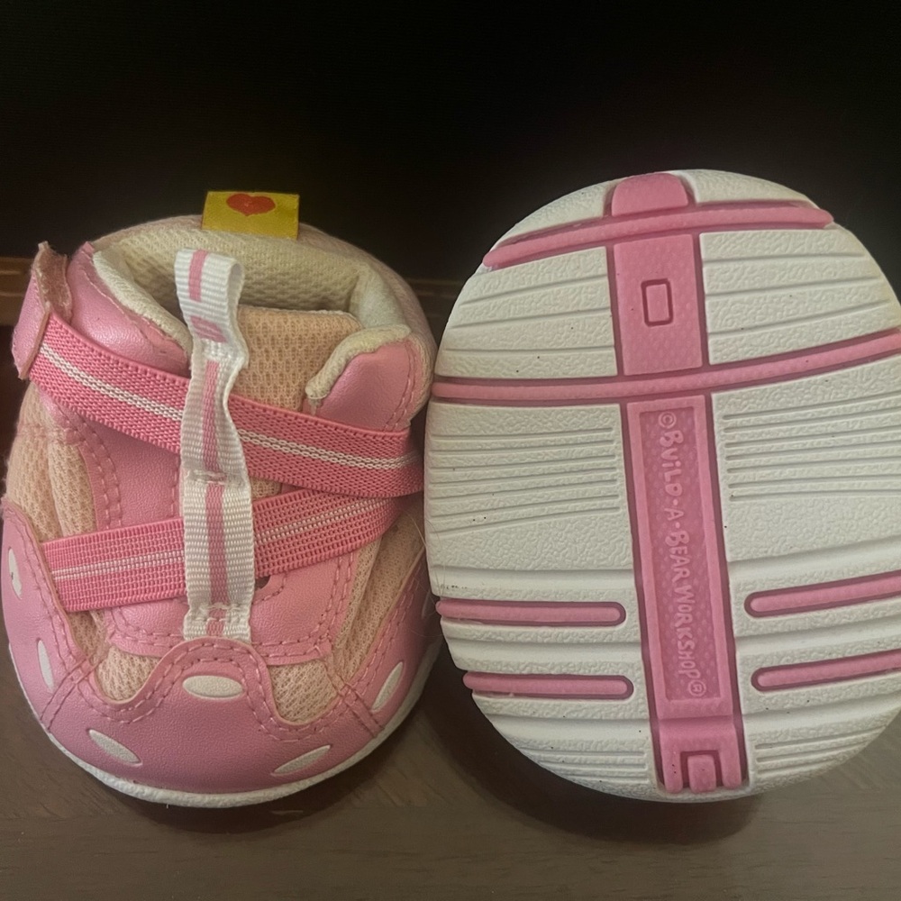 Build-A-Bear pink sketchers sports shoes